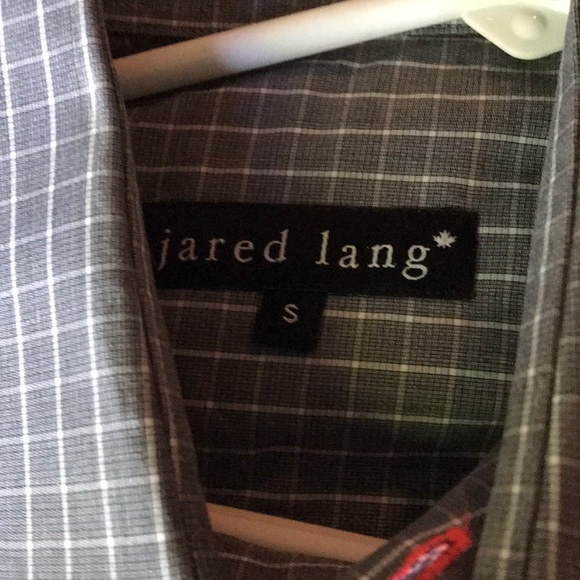 Jared Lang Long Sleeve Window Pane Dress Shirt - Picture 2 of 4